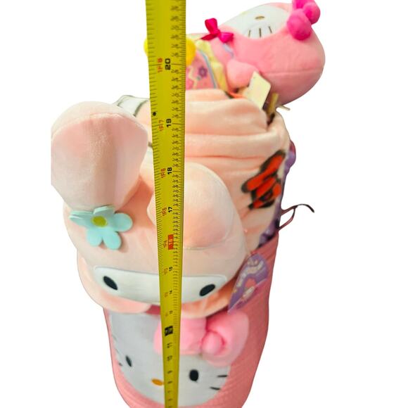 Hello Kitty storage Easter gift basket My Melody and Hello Kitty  Easter plush - Picture 4 of 11